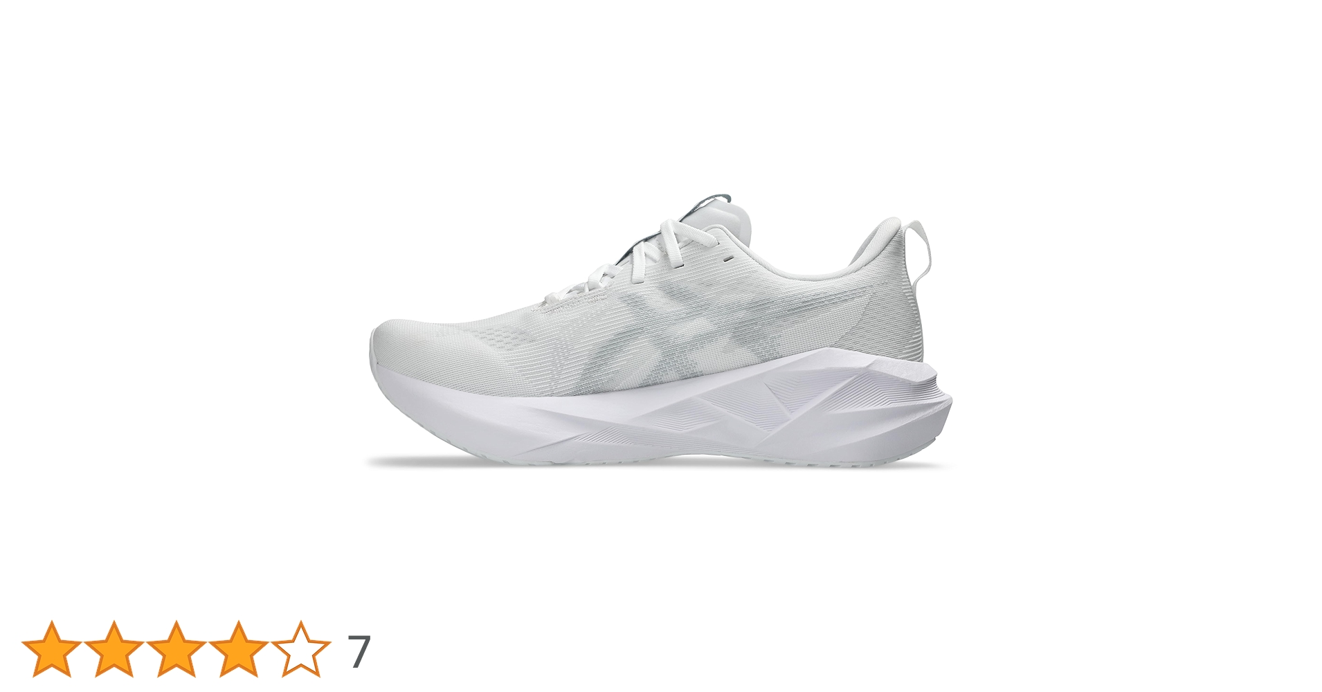 ASICS NOVABLAST 5 Tênis de corrida masculino, Branco/cinza